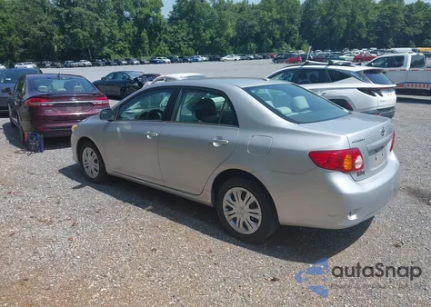 2009 Toyota Corolla Xle из США, поврежденный, VIN 2T1BU40E49C111752